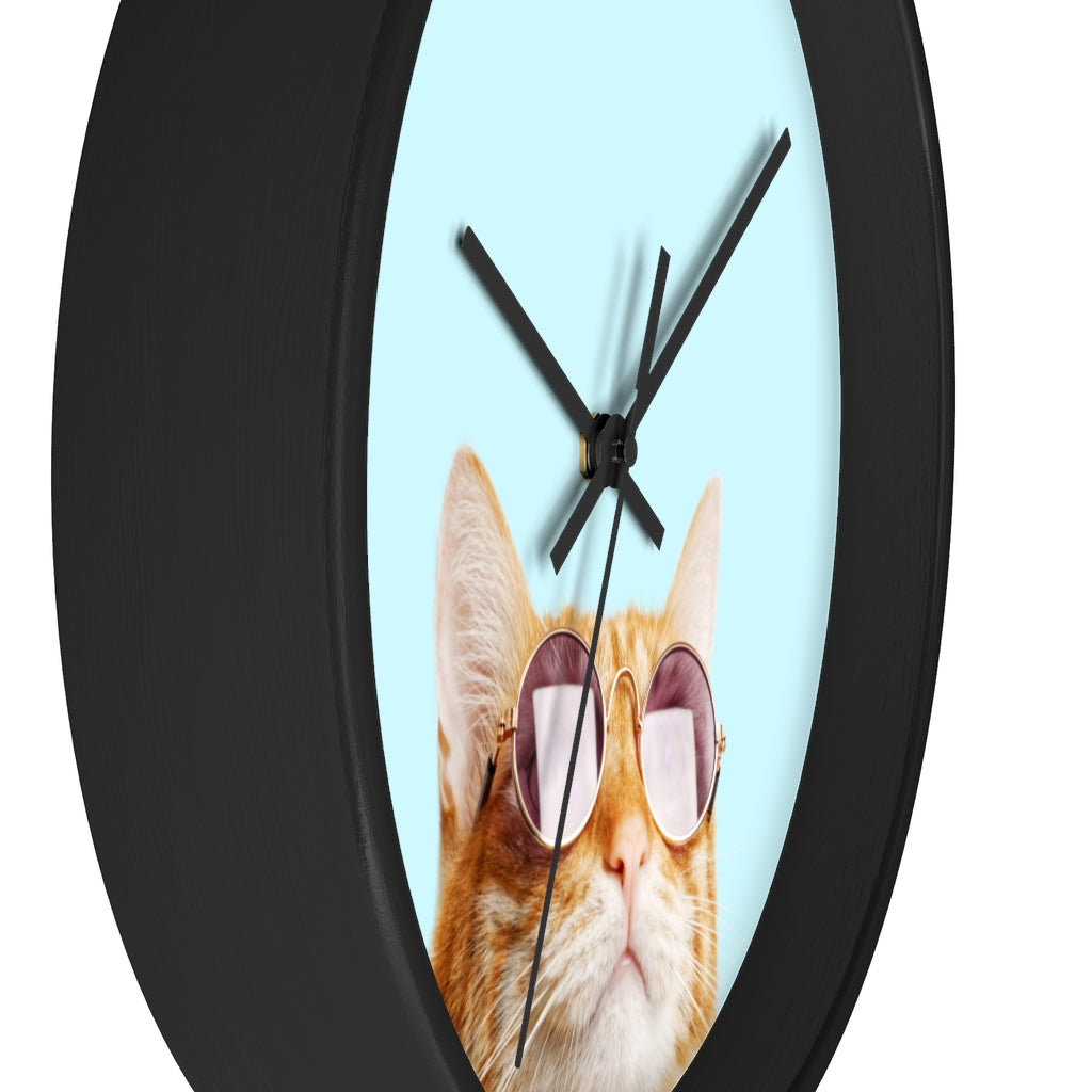 The Right Cat Wall Clock