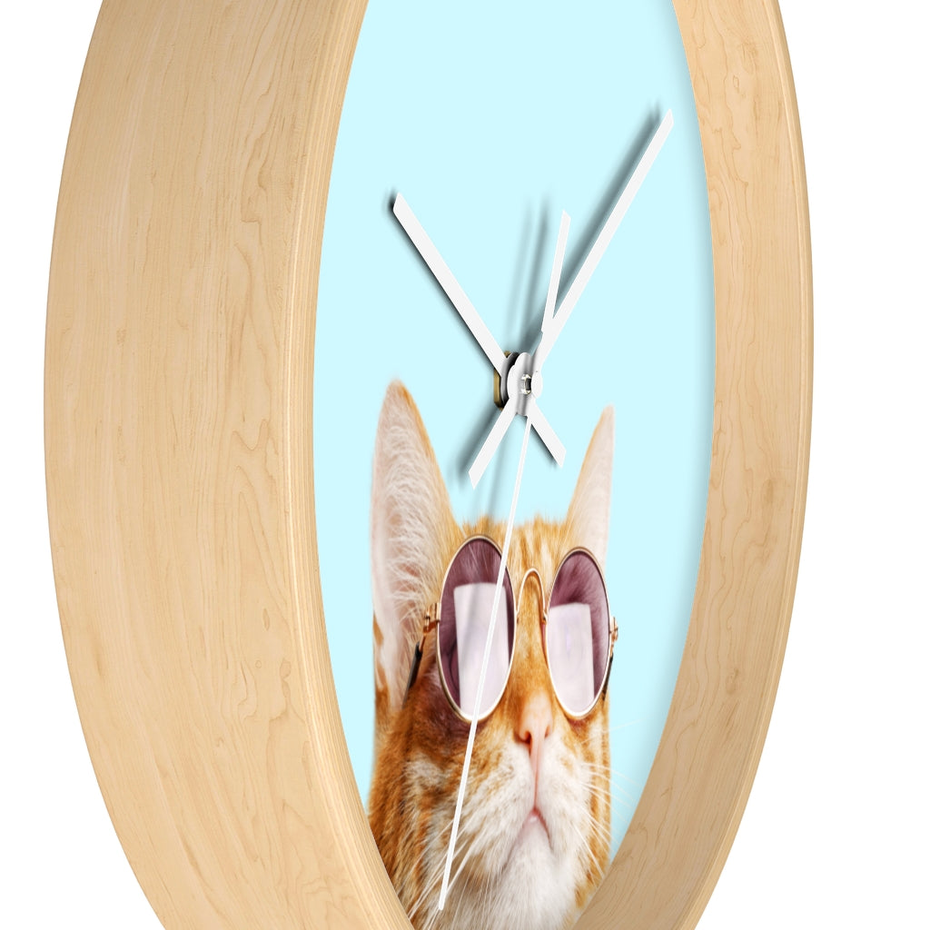 The Right Cat Wall Clock