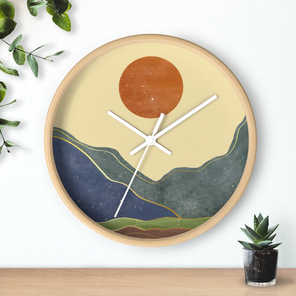 Wall Clock Inspired by the California Sunshine