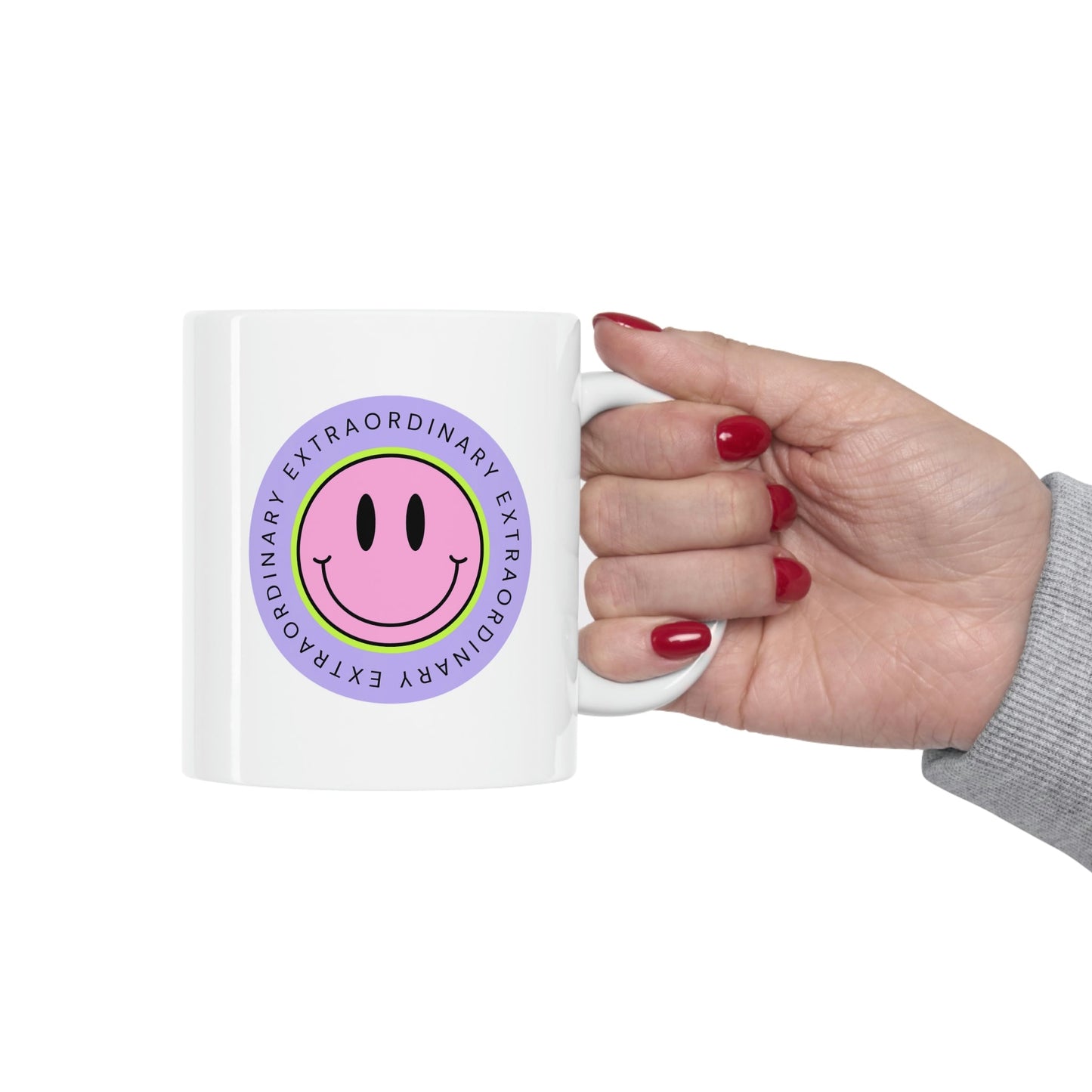 Happy Face Extraordinary Coffee Tea Mug