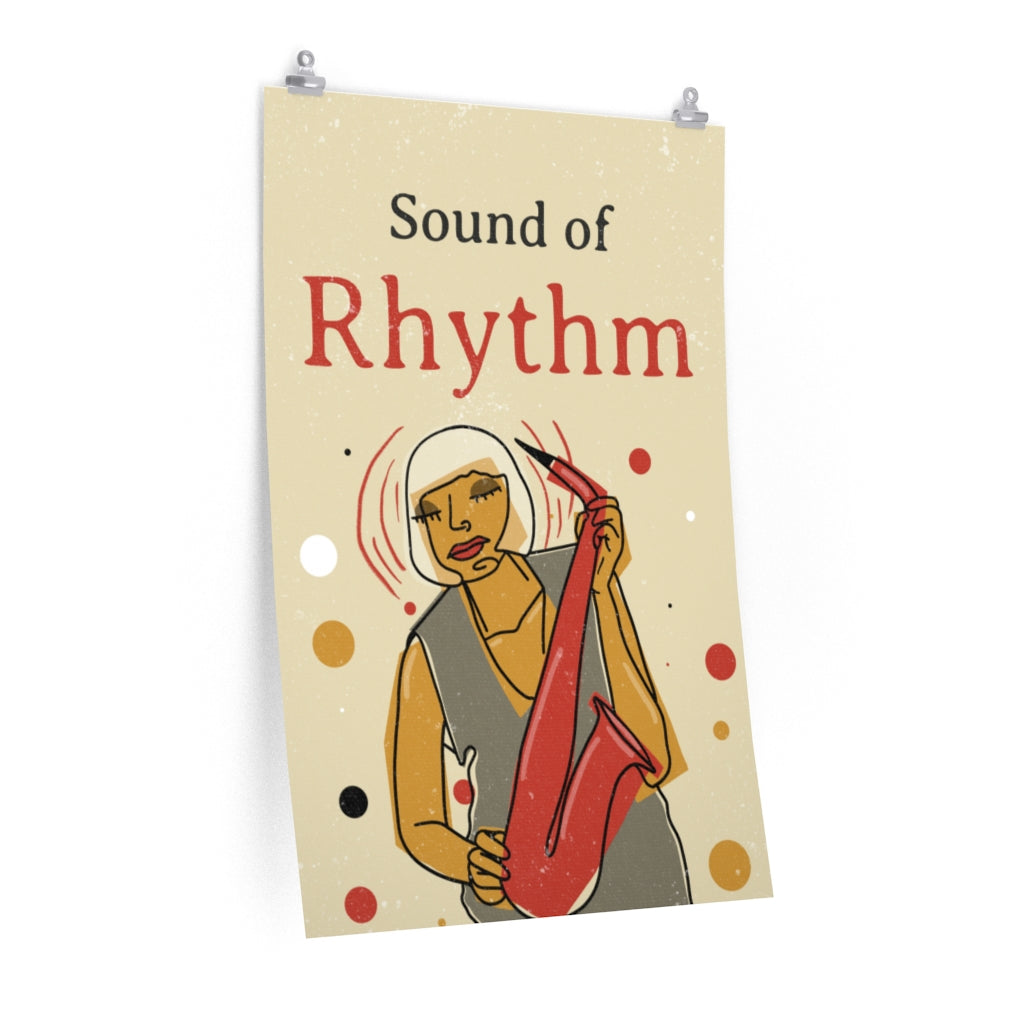 Vintage Jazz Poster: Resonance of Rhythm