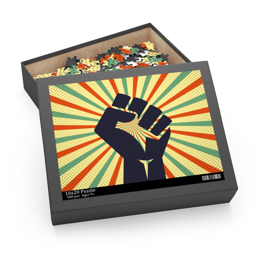 500-Piece Hand Jigsaw Puzzle with a Retro Theme