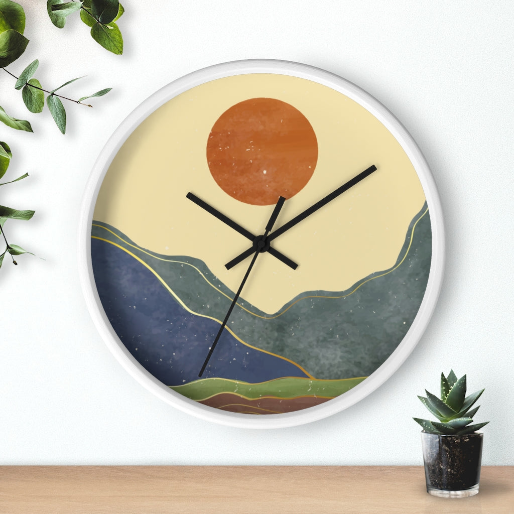 Wall Clock Inspired by the California Sunshine