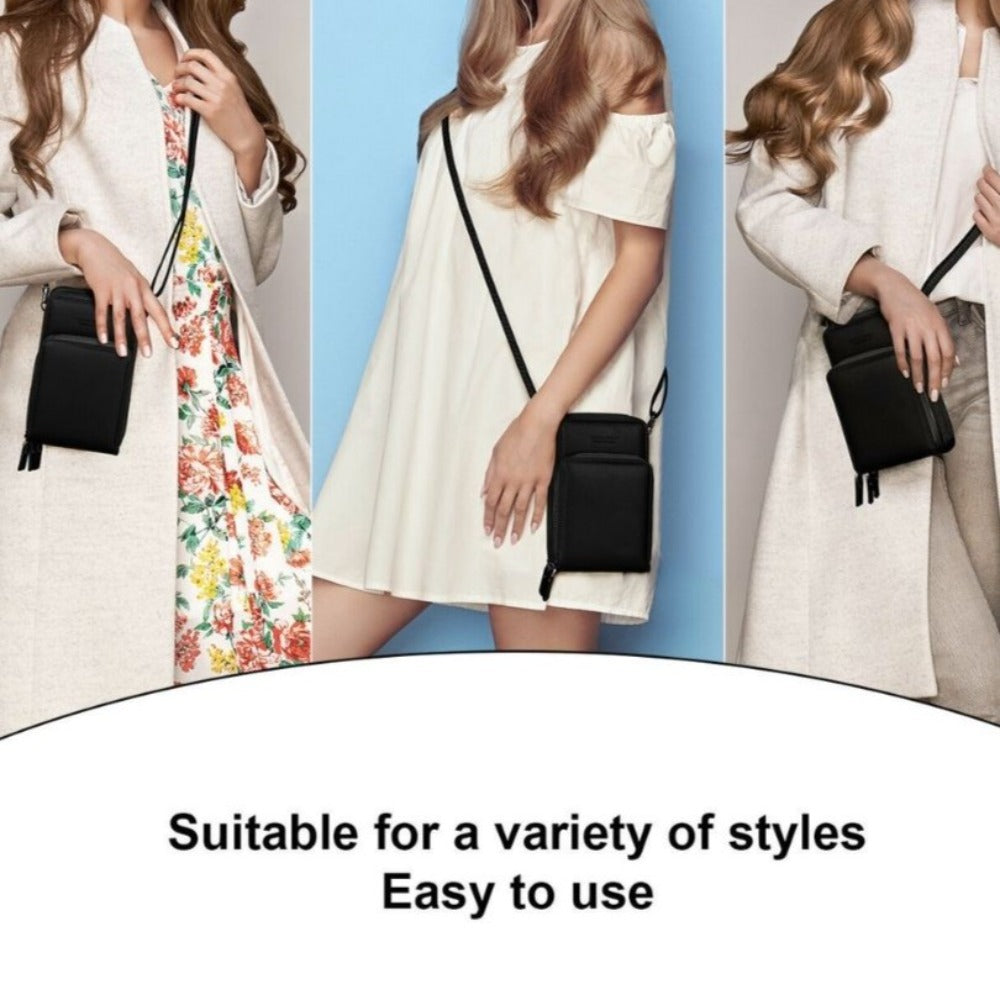 Crossbody Wallet Pouch for Touchscreen Devices