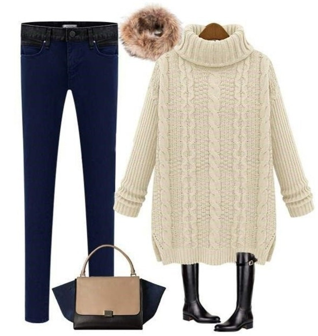 Turtle Neck Women's Sweater - Timeless and Elegant