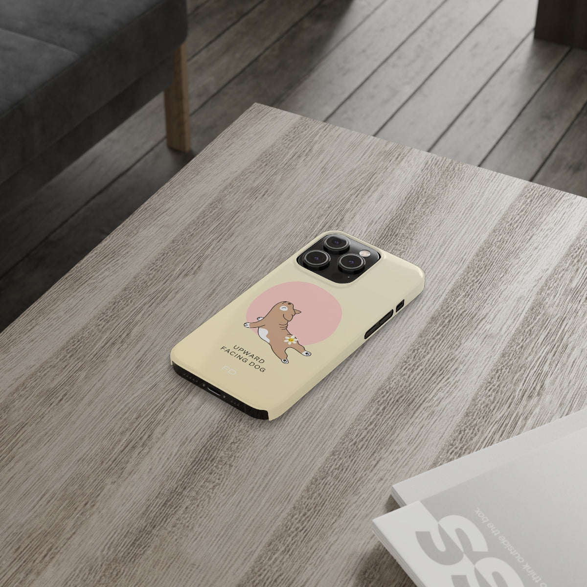 Slim Case for iPhone - Yoga Inspired Upward Facing Dog Design