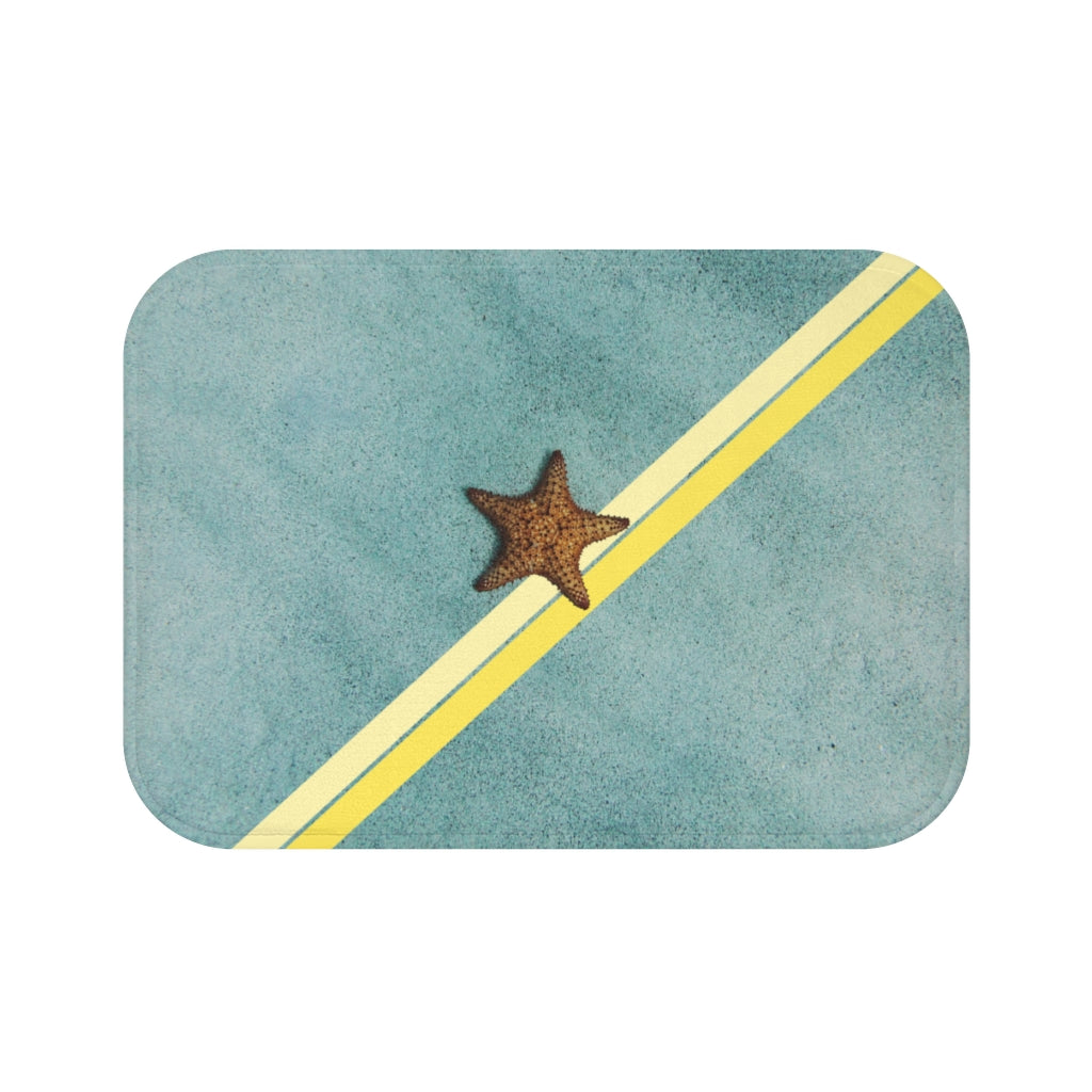 Beach Starfish Abstract Bath Mat - Stylish Home Decor