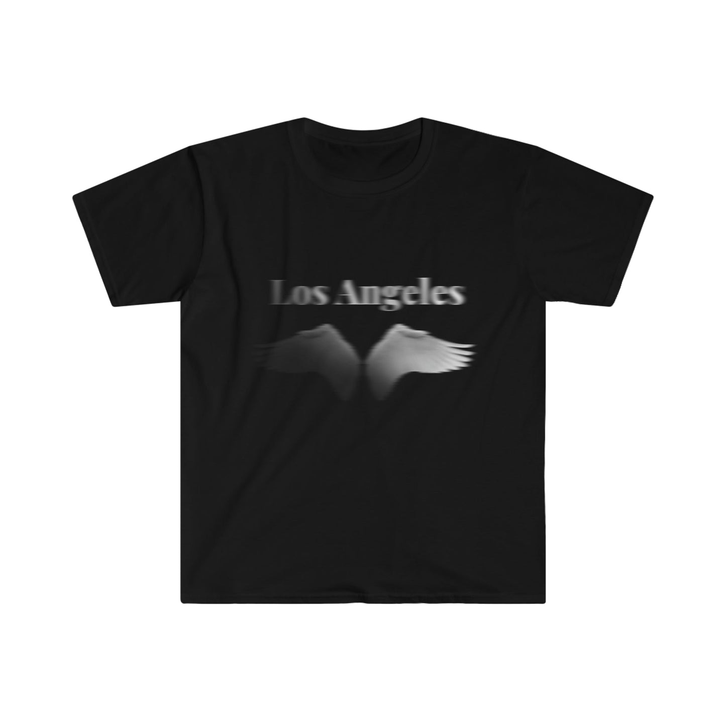 Los Angeles T-Shirt with Winged Logo Design