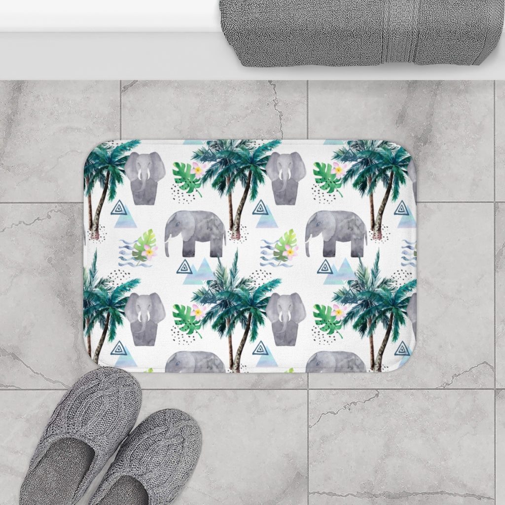Fortunate Pachyderm Bathroom Rug Decor