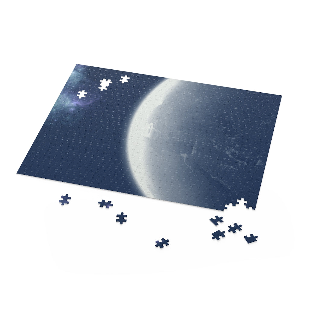 500-Piece Puzzle of the World's Terrain