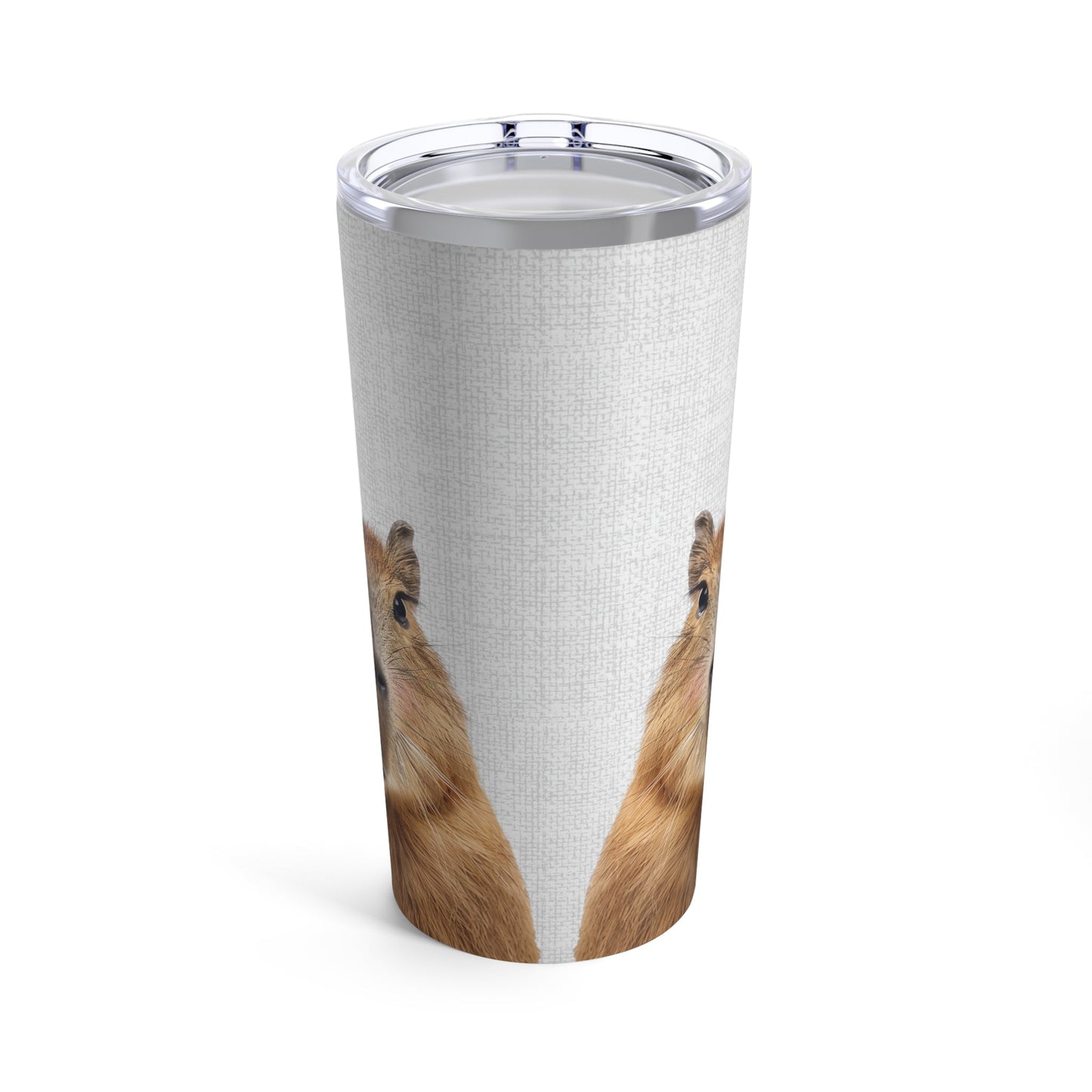 20oz Tumbler with a Rosy Capybara Design