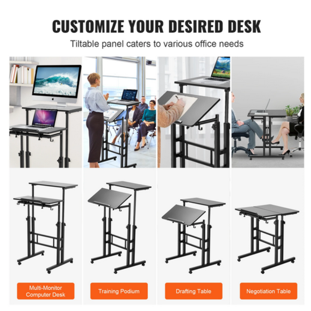 Adjustable Laptop Stand with Versatile Functionality