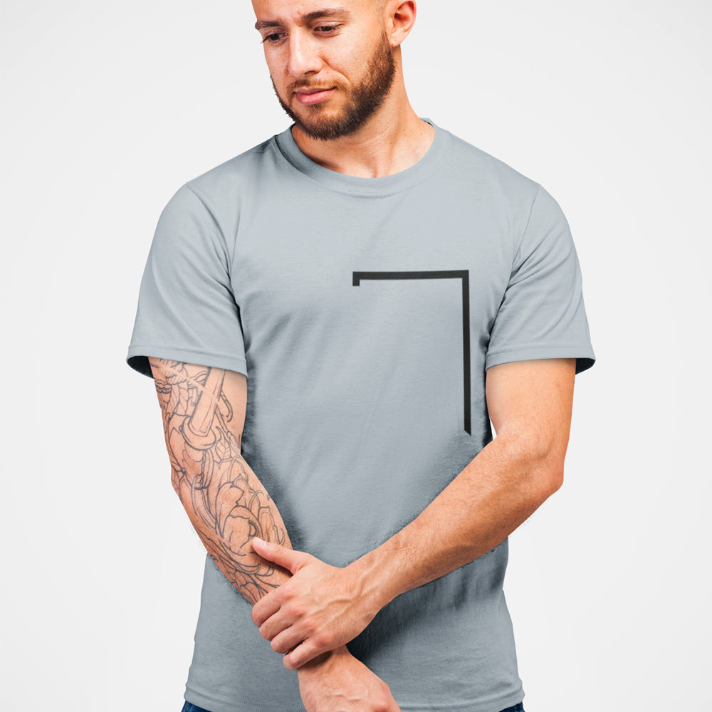 Angle Shaped Men's Tee: A Unique Twist to Your Style
