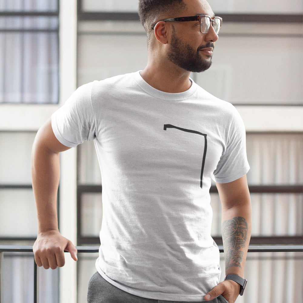 Angle Shaped Men's Tee: A Unique Twist to Your Style