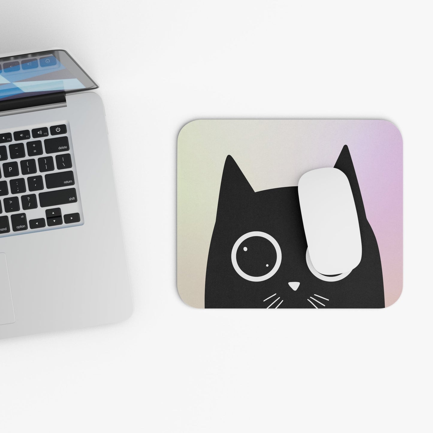 Adorable Feline Mouse Mat