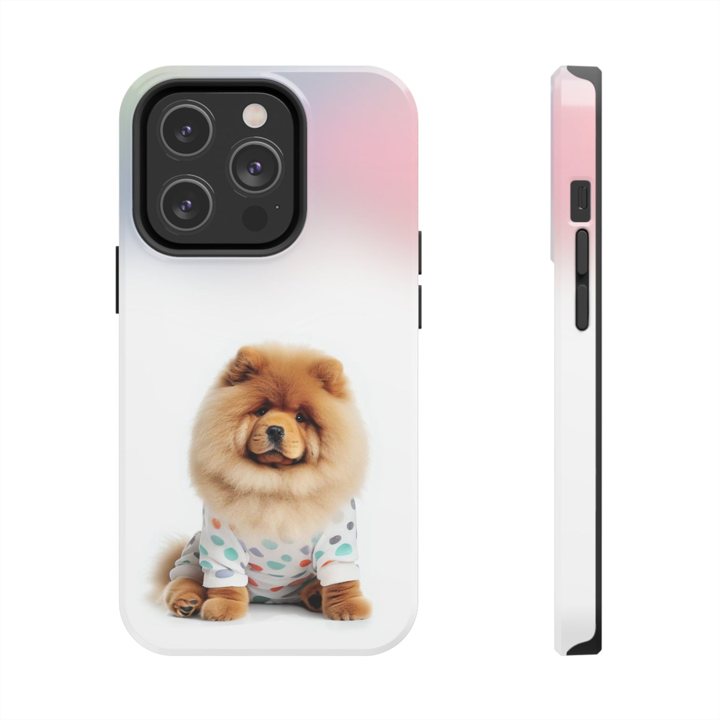 Wireless Charging Fluffy Chow Chow Dog iPhone Case - Retaining the Essence of the Product with a Fresh Twist
