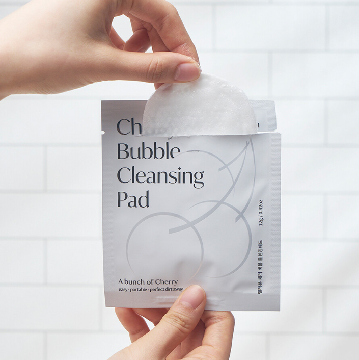 Korean Della Blossom Bubble Facial Cleansing Pads
