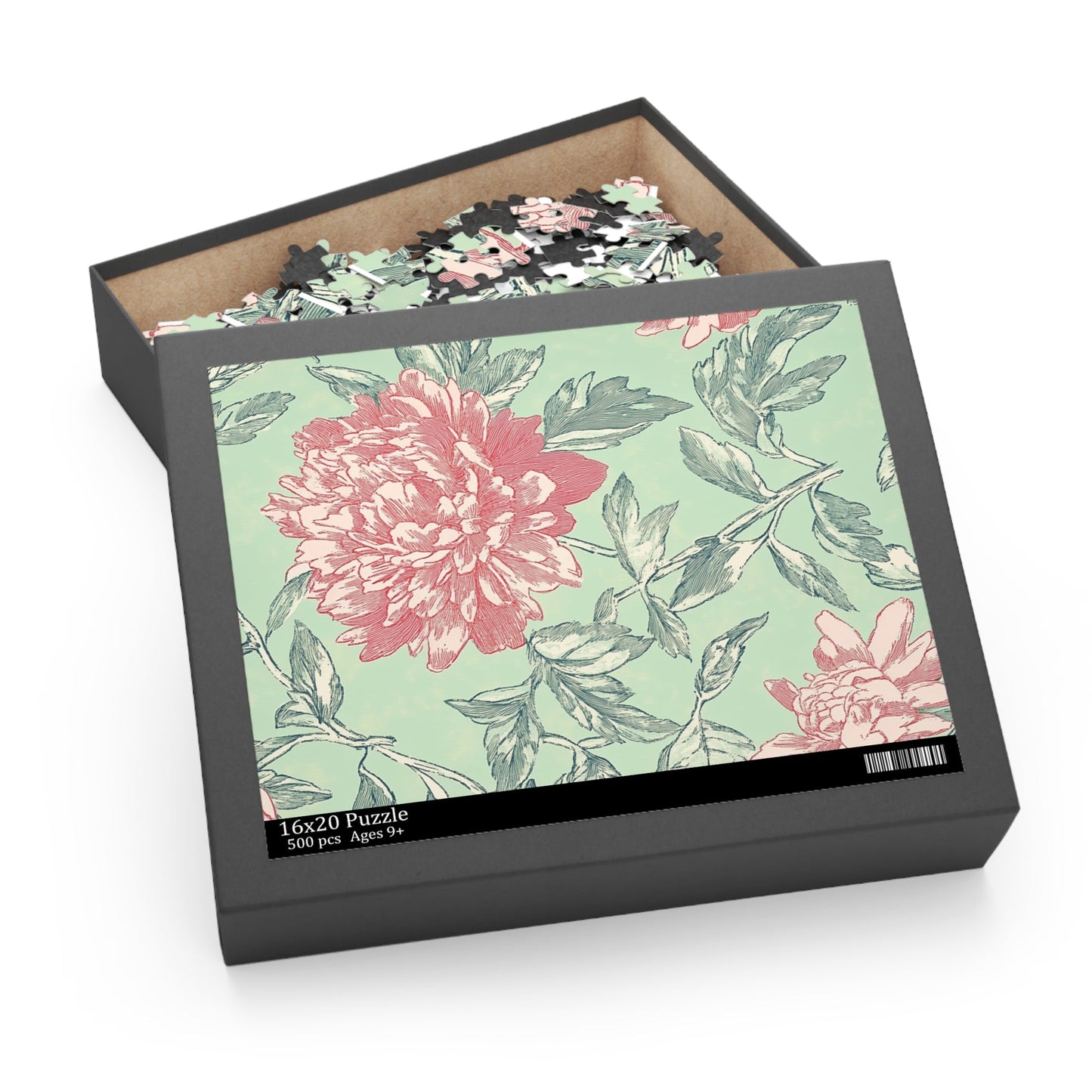 500-Piece Soft Peonies Puzzle