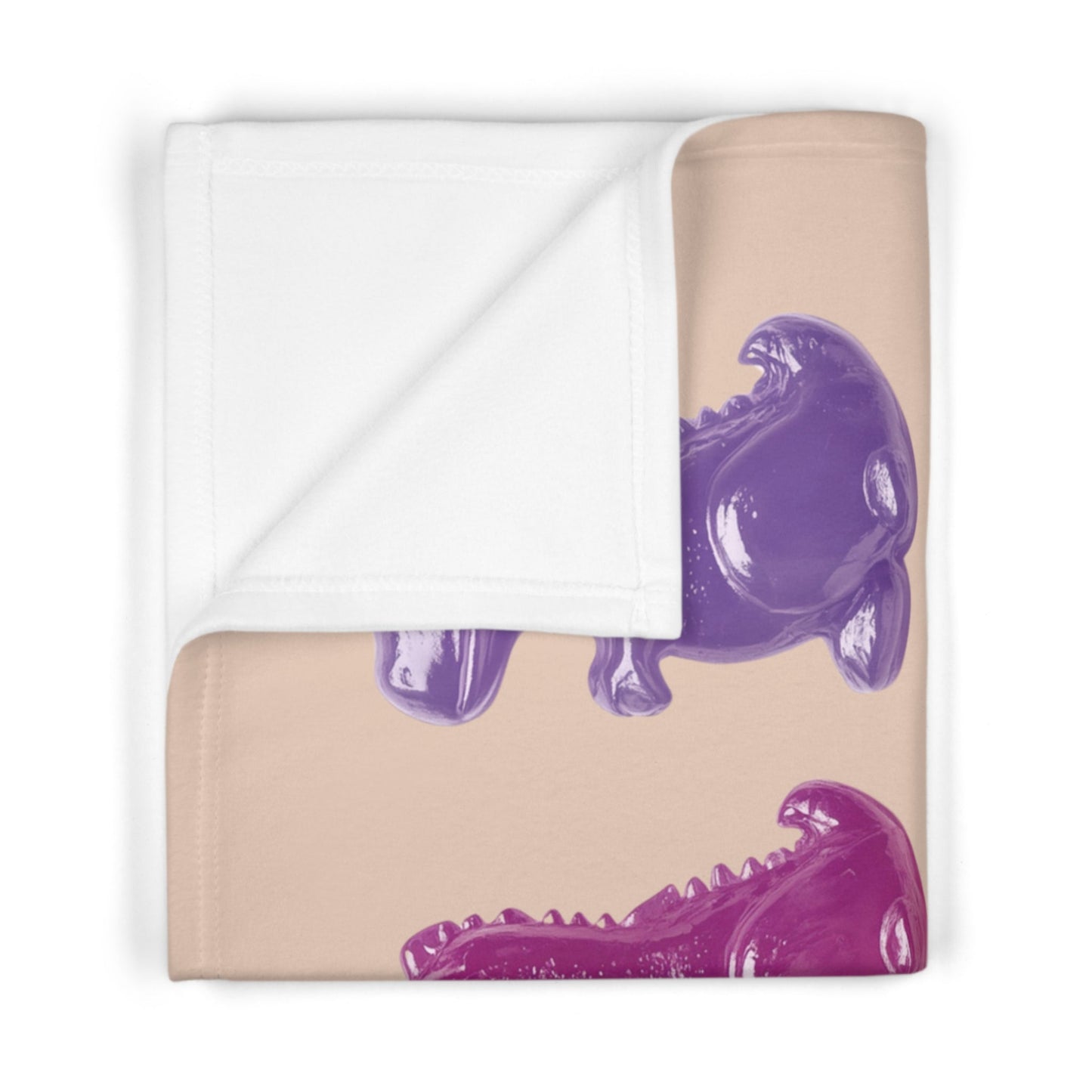 Soft Fleece Baby Blanket featuring Gummy Dinosaur Rex