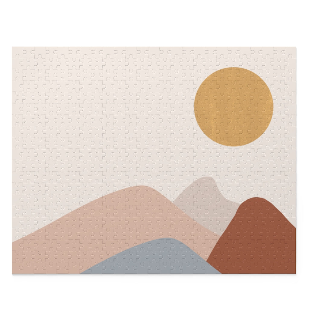 500-Piece Puzzle Featuring a Gorgeous Sun Design