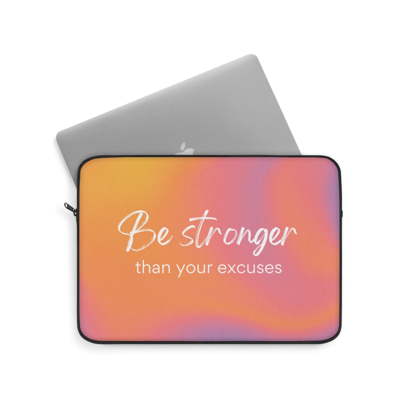 Be Empowered by Overcoming Your Excuses Print Laptop Sleeve