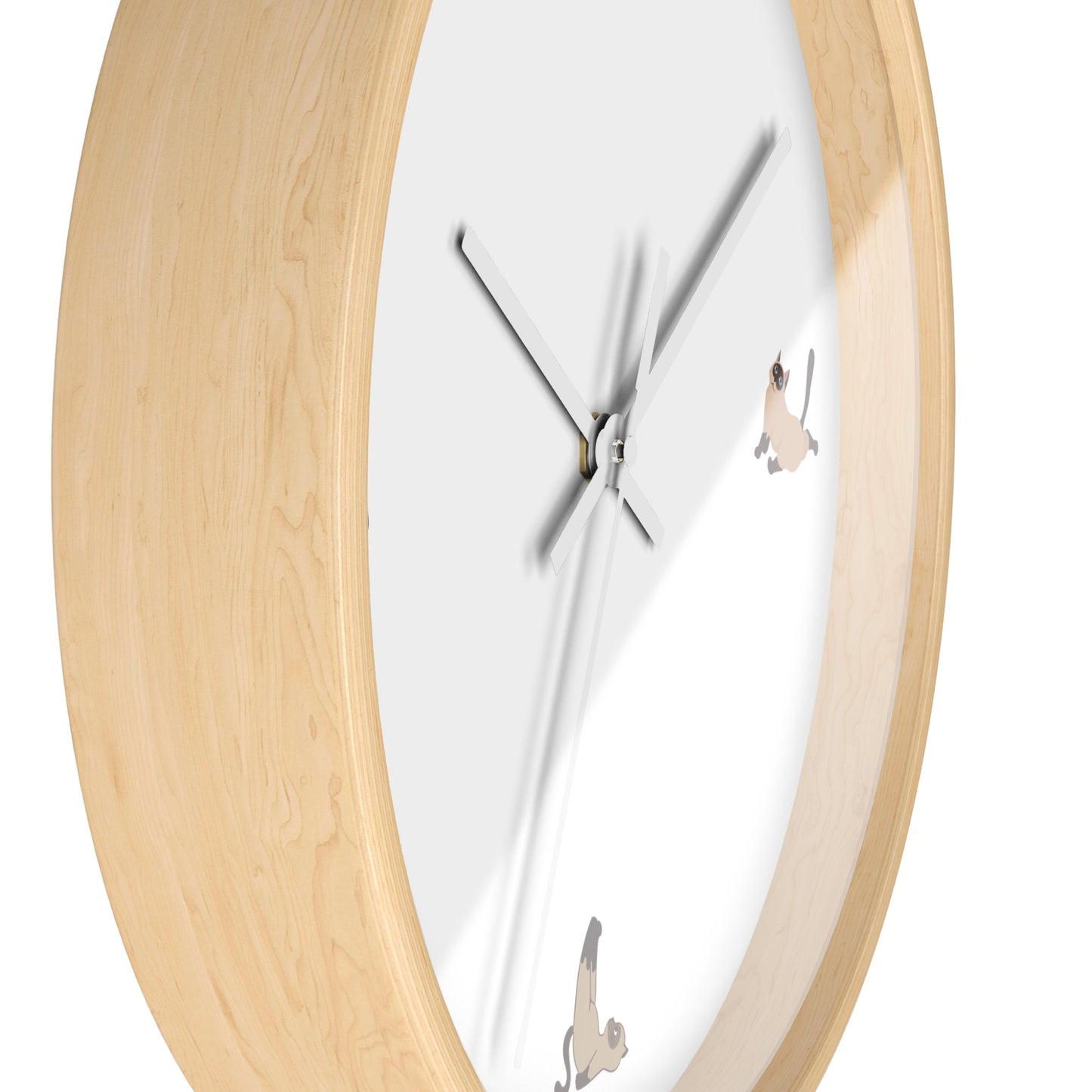 Yoga Cat Wall Clock