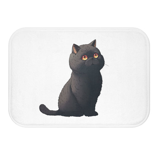 Adorable Cartoon Cat Bath Mat