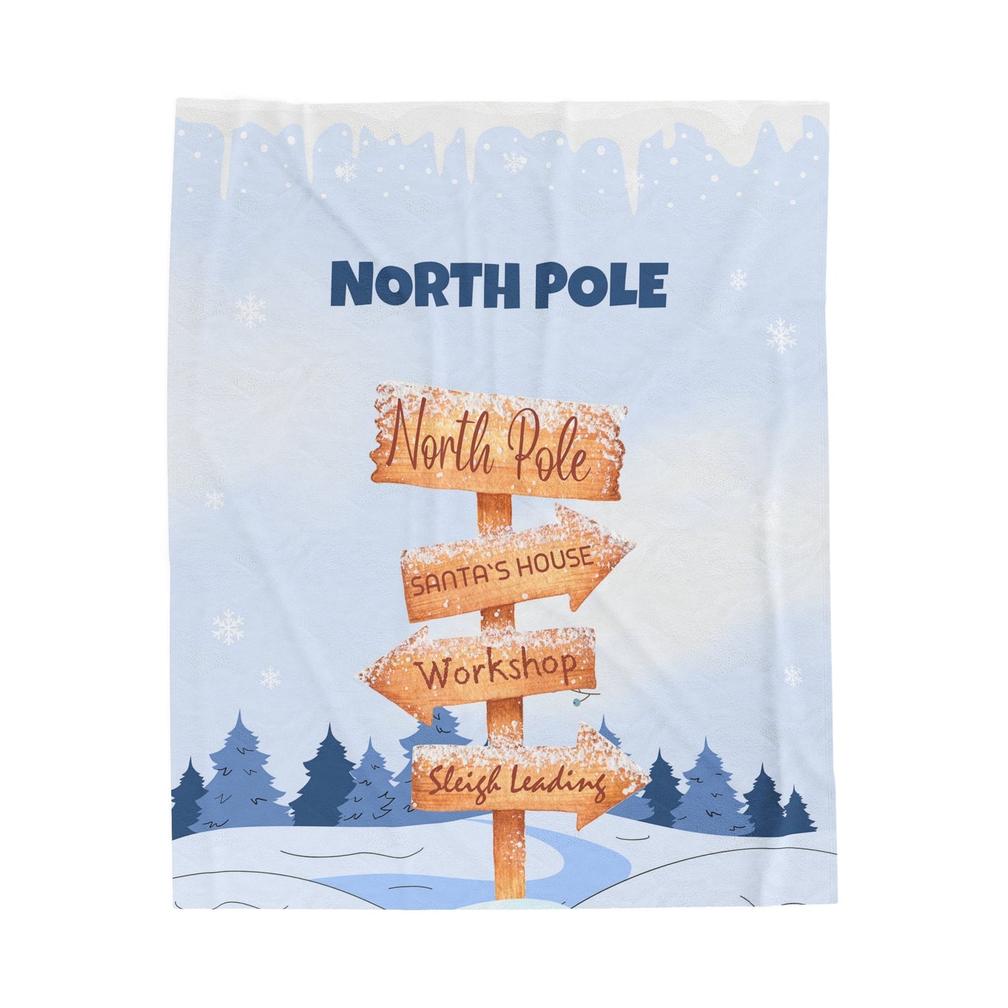 Arctic Exploration Theme Soft Throw Blanket