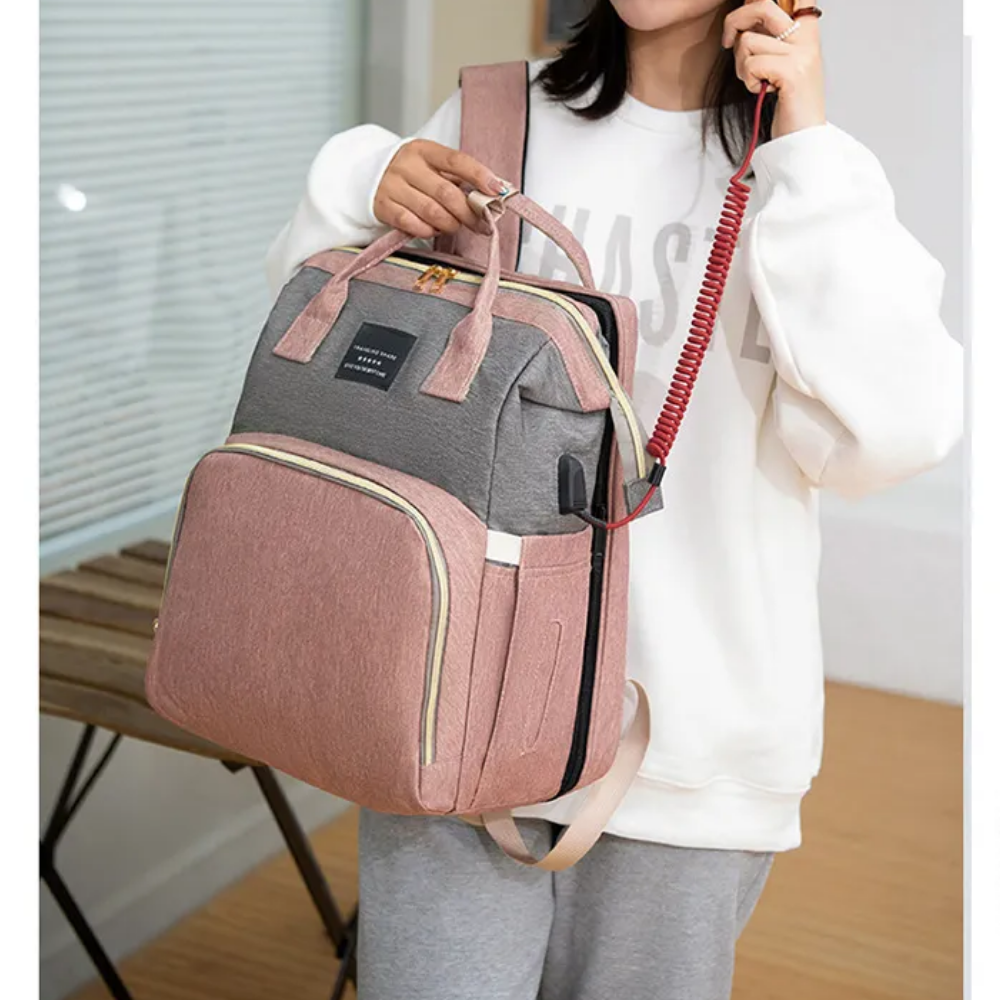 Versatile Diaper Tote with Enhanced Play Mode