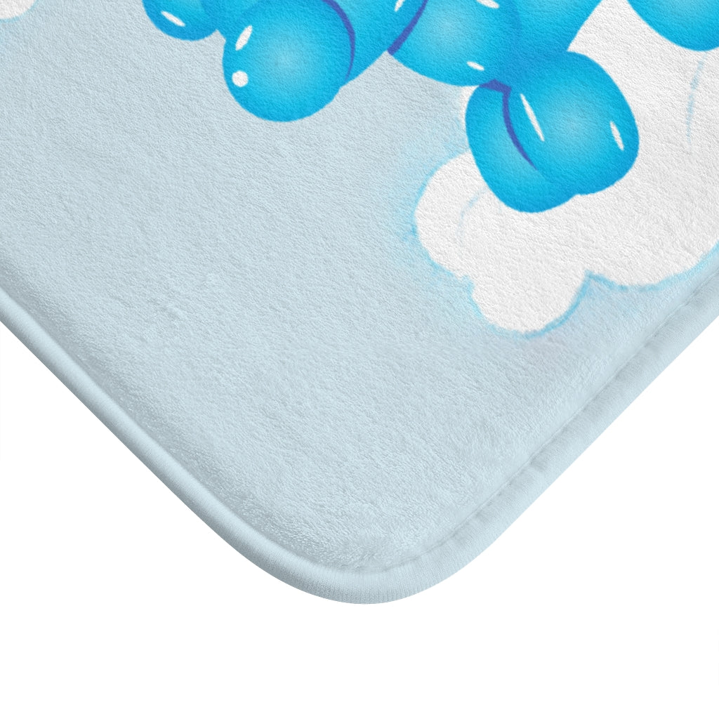 Balloon Canine on Sky Bath Mat