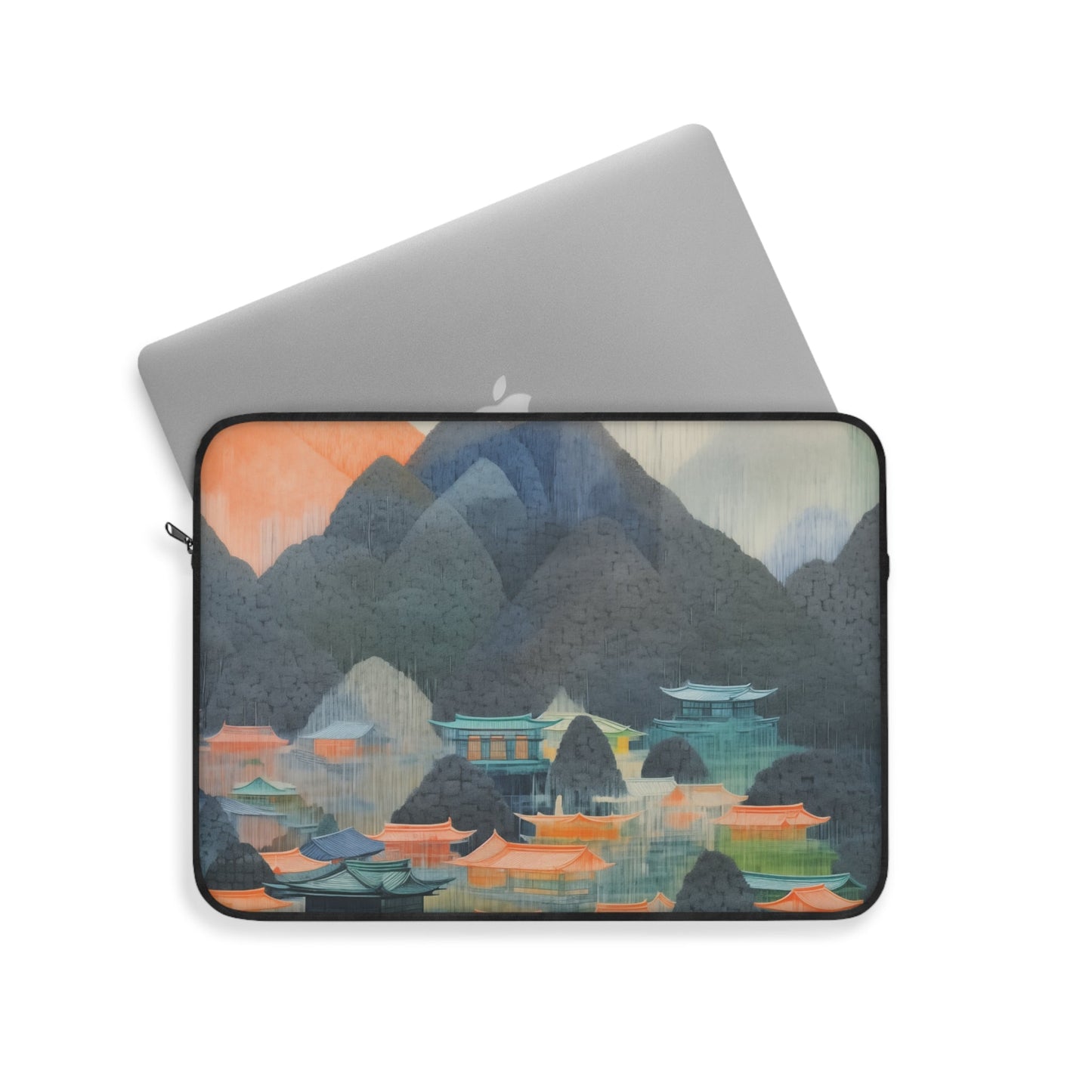 Artistic Japanese Countryside Laptop Sleeve