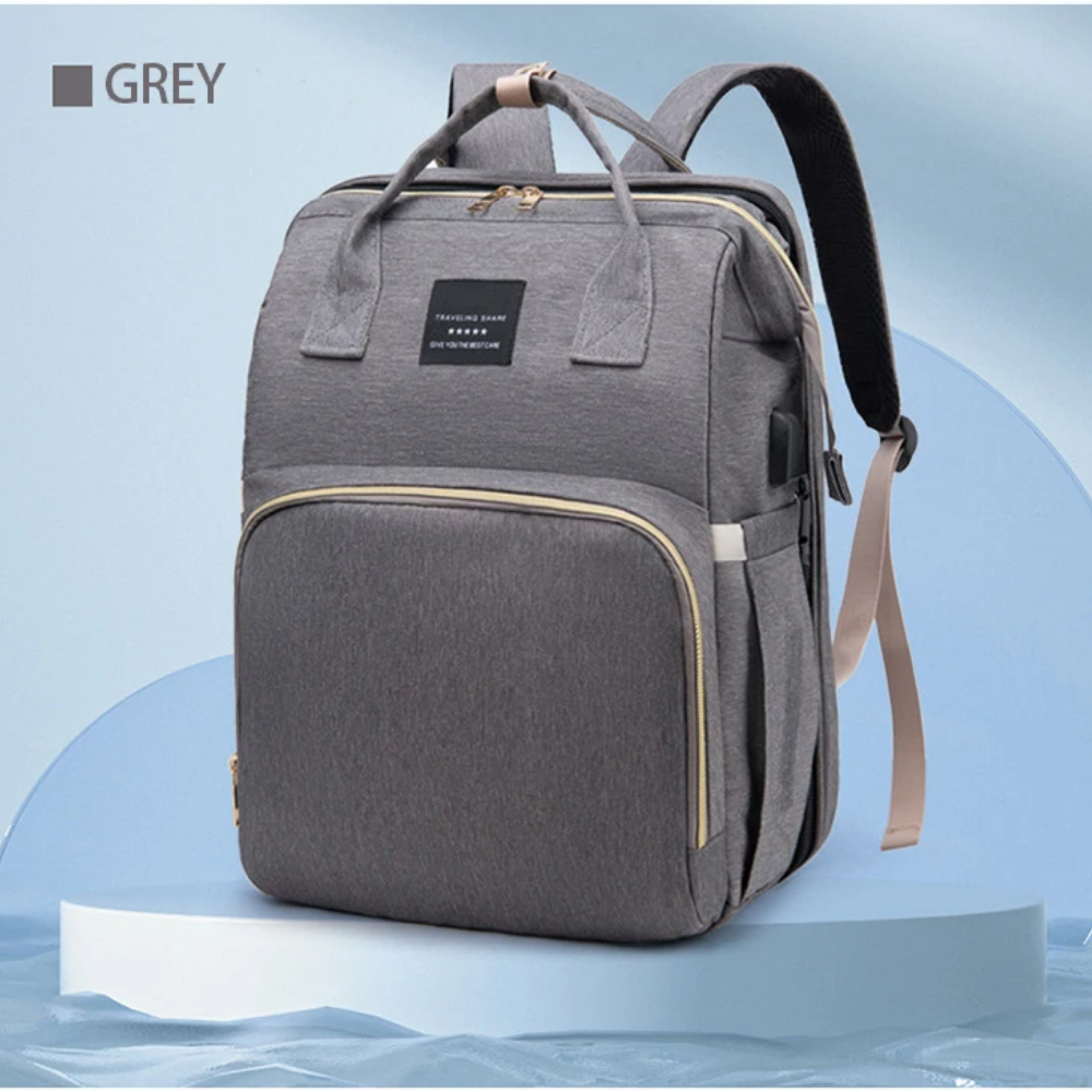 Versatile Diaper Tote with Enhanced Play Mode