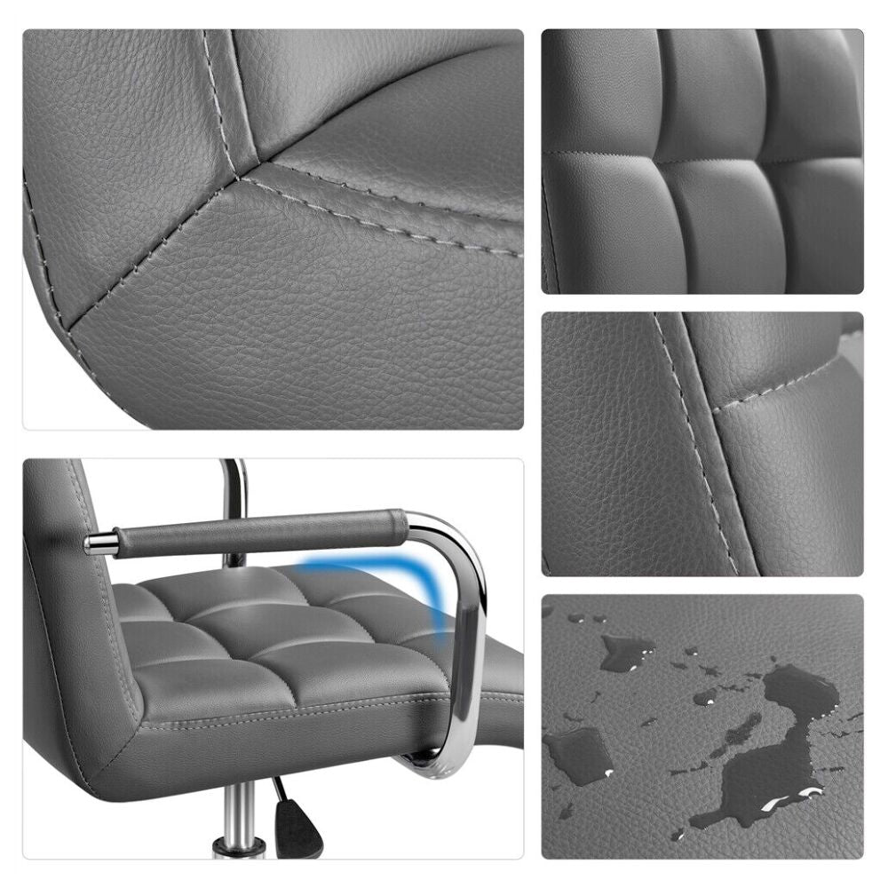 Contemporary Faux Leather Office Chair