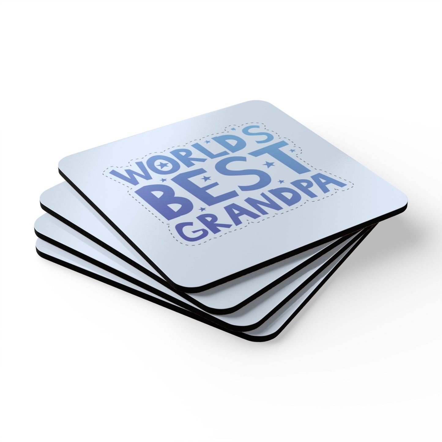4-Piece Coaster Set for The Greatest Grandfather in The World