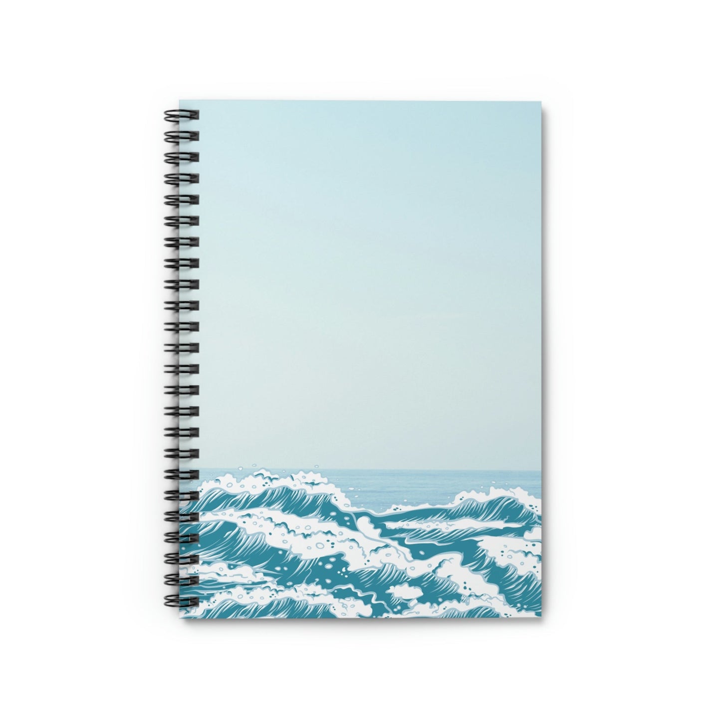 Spiral Bound Notebook for a Relaxing Day at the Beach