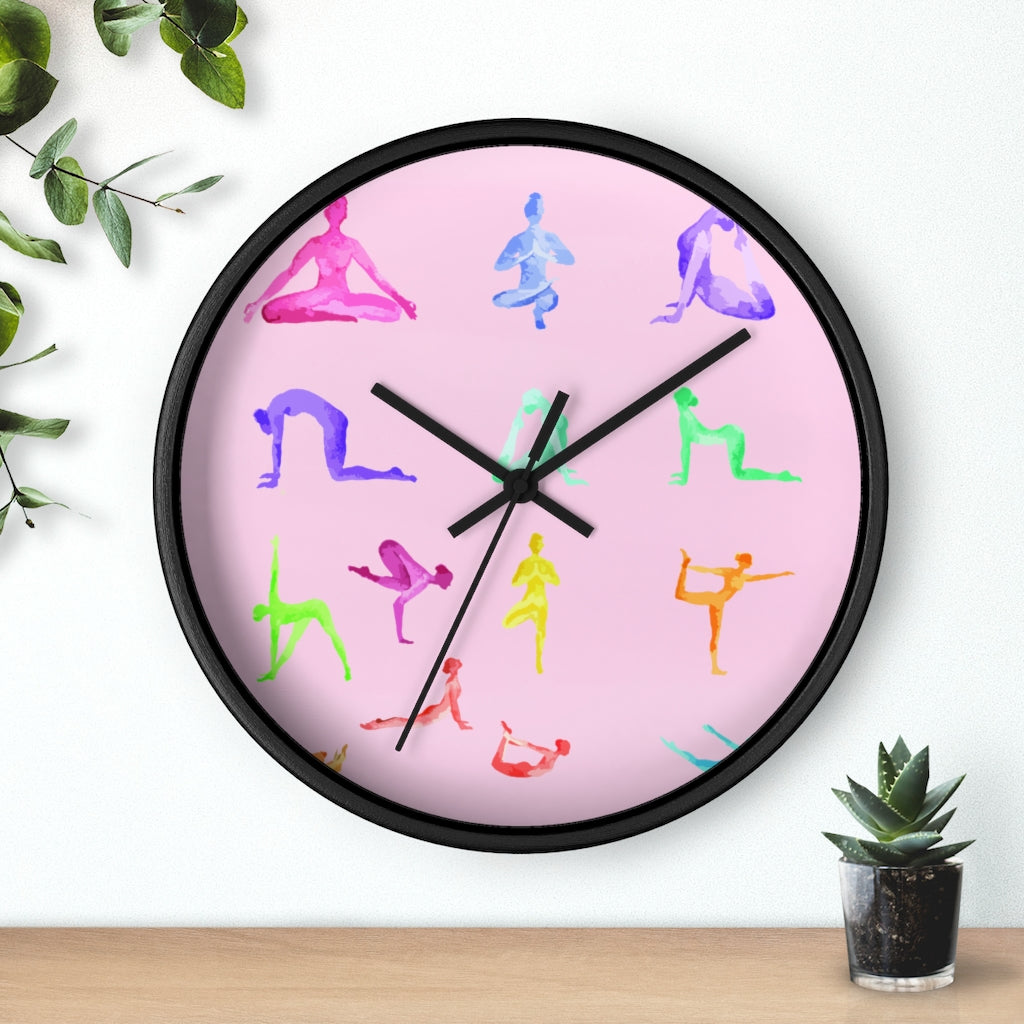 Wall Clock: Yoga Haven