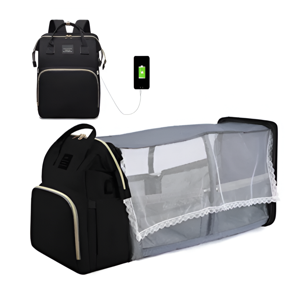 Versatile Diaper Tote with Enhanced Play Mode