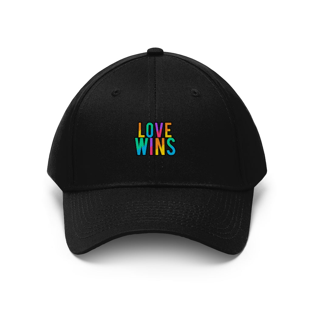 Unisex Twill Cap - Rainbow Love Triumphs
