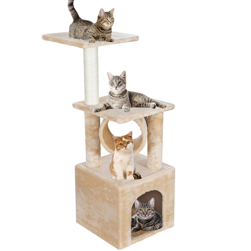 Scratching Post: A Tower for Cats to Climb and Lounge In