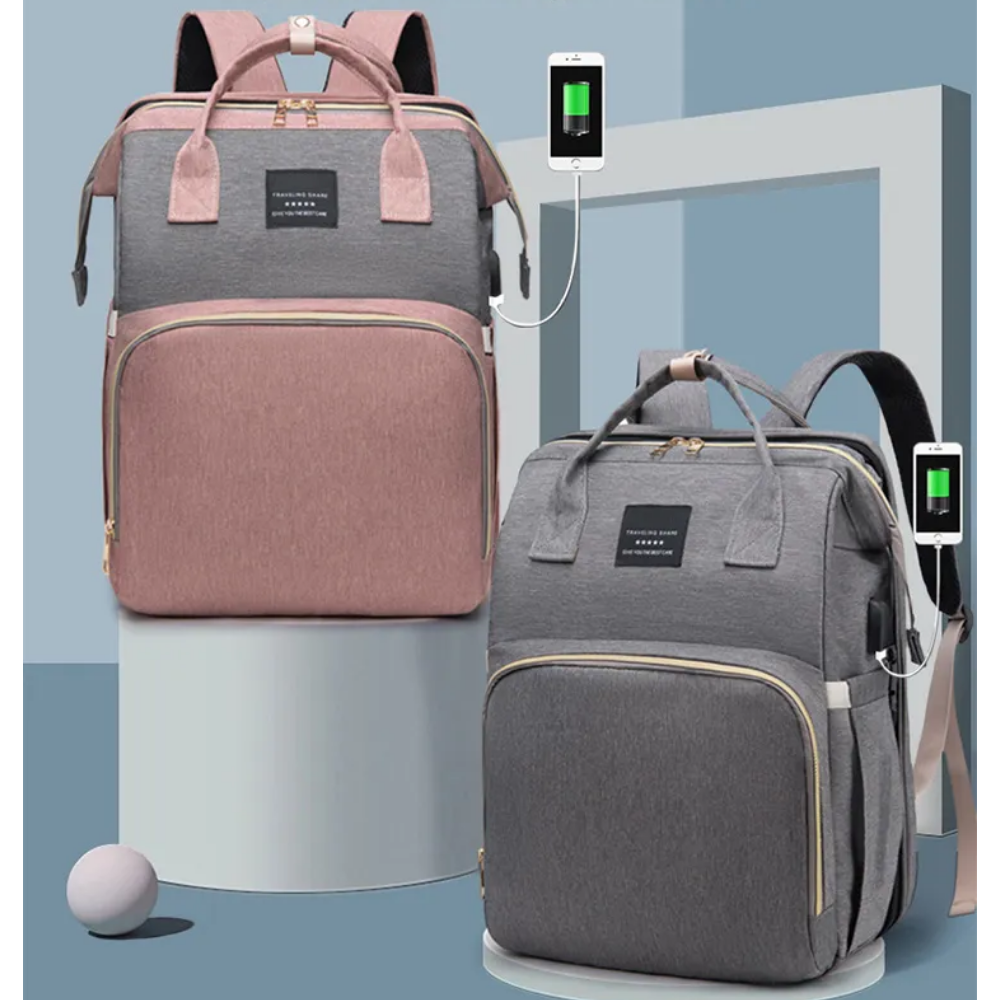 Versatile Diaper Tote with Enhanced Play Mode