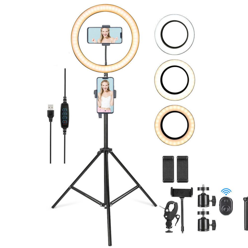 10" Tripod Stand Kit with LED Ring Light
