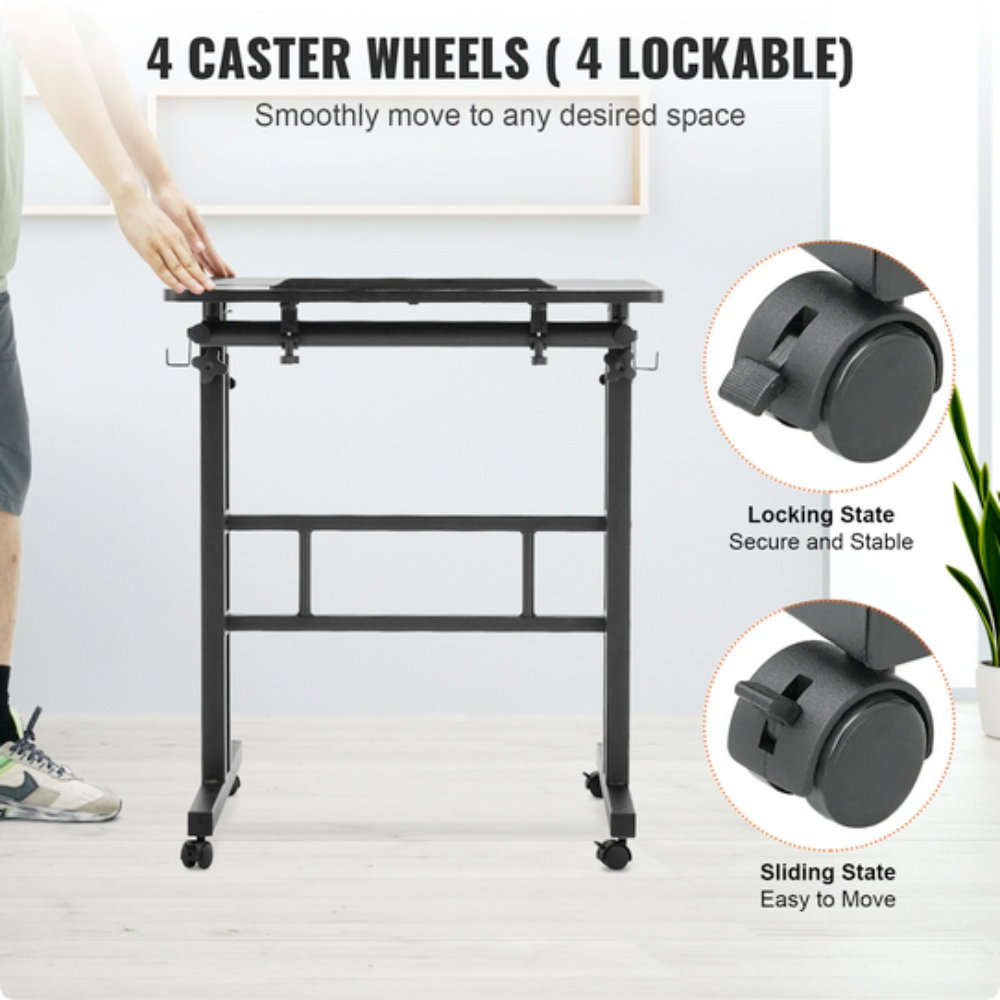 Adjustable Laptop Stand with Versatile Functionality