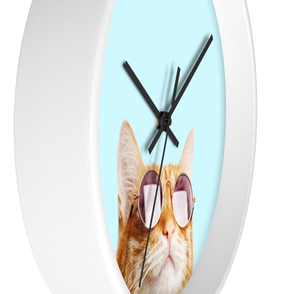The Right Cat Wall Clock