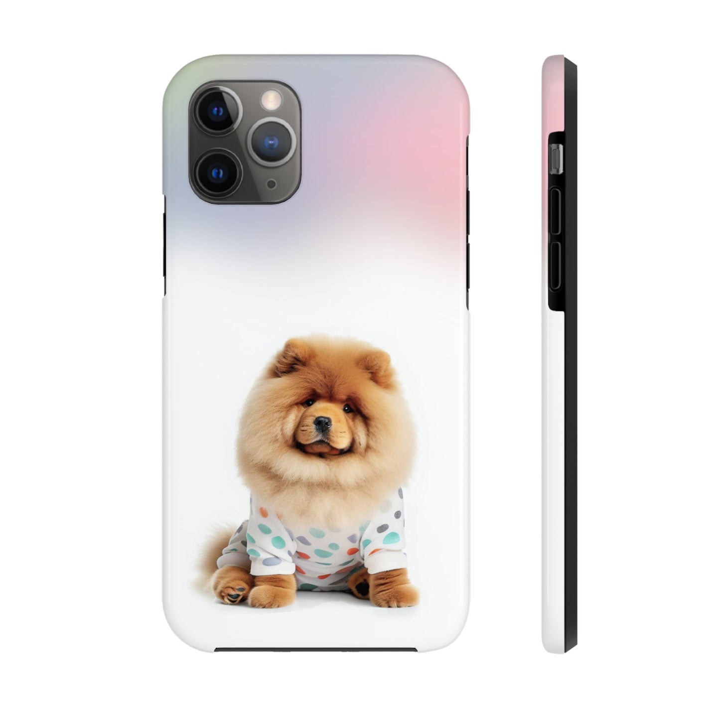 Wireless Charging Fluffy Chow Chow Dog iPhone Case - Retaining the Essence of the Product with a Fresh Twist