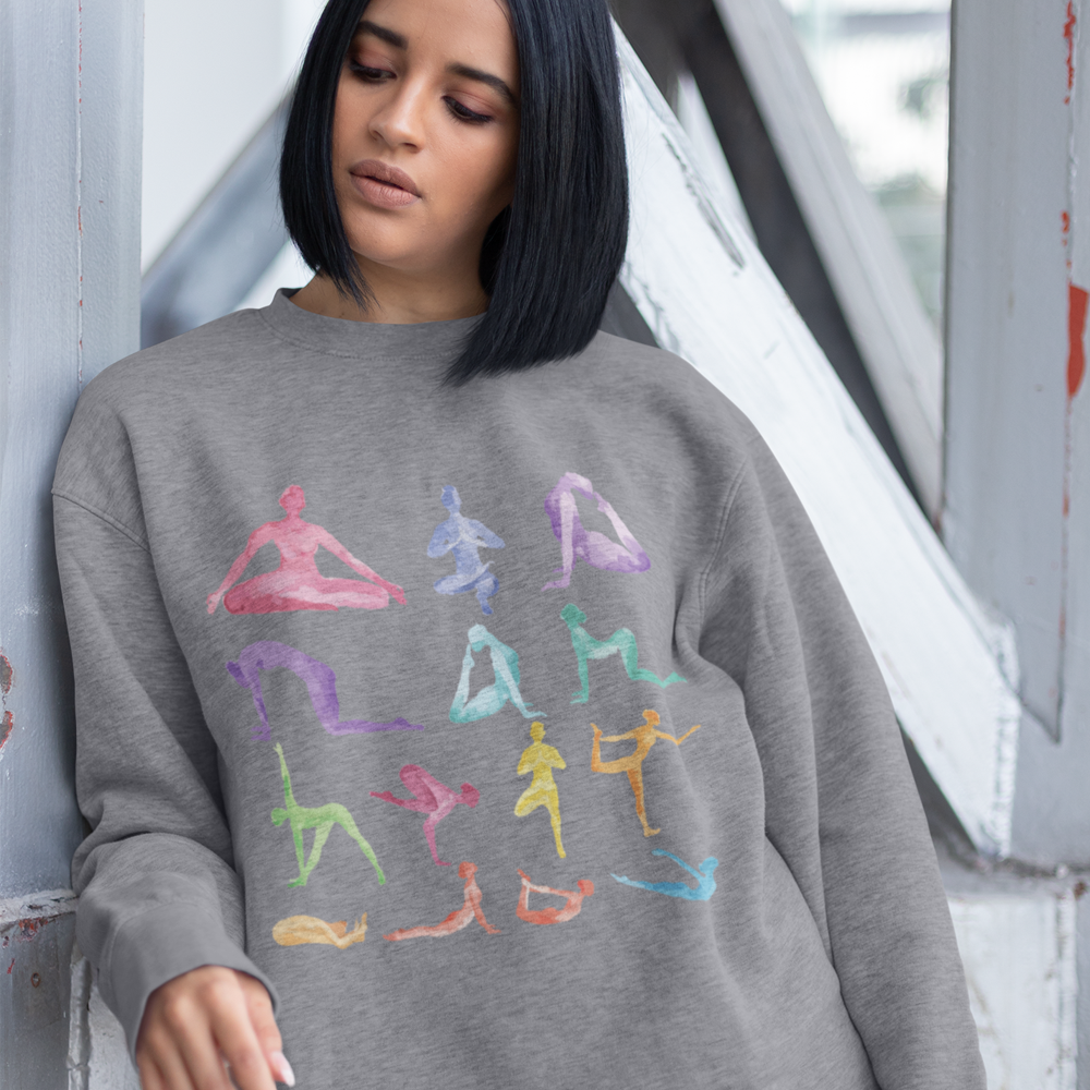 Yoga-Inspired Pullover Sweatshirt