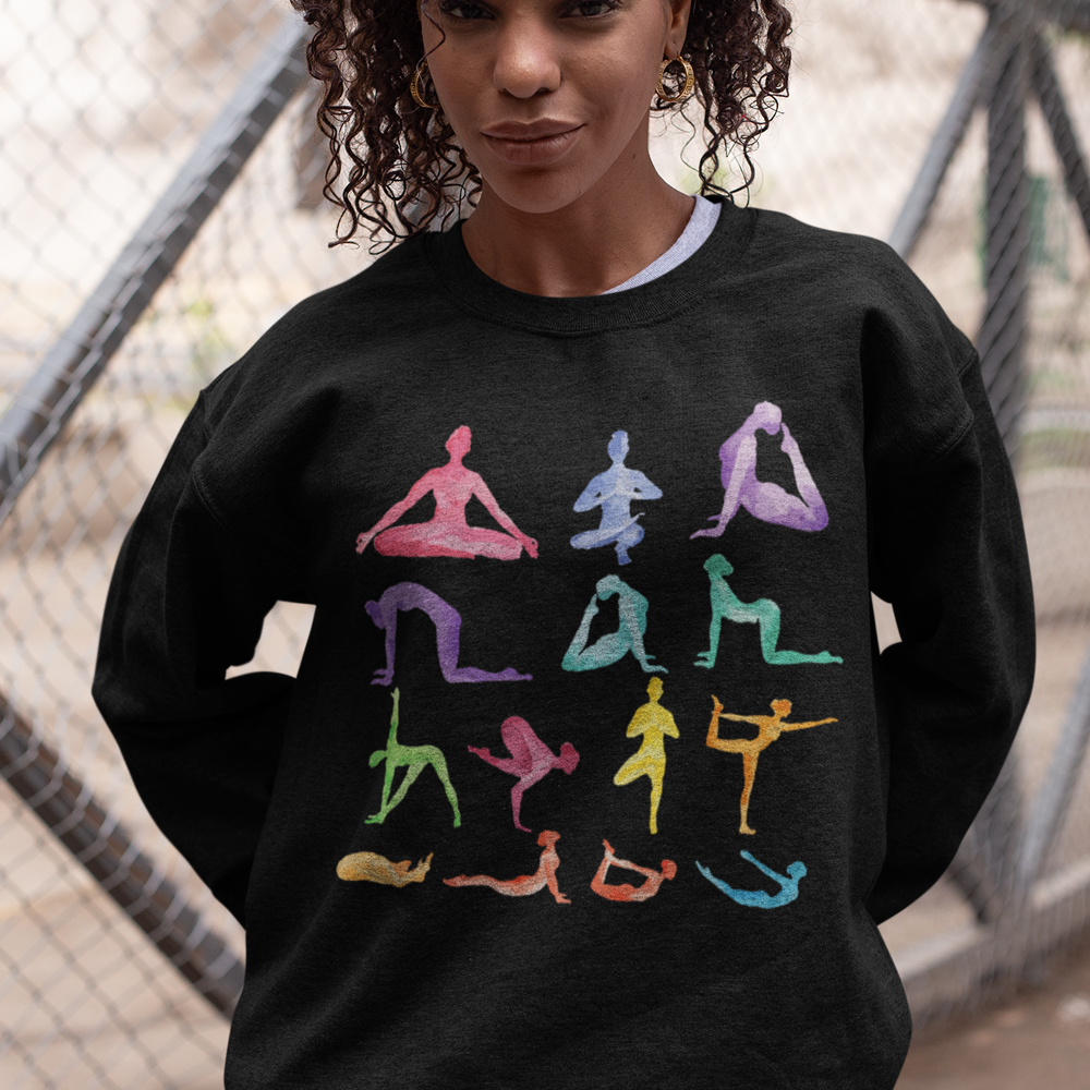 Yoga-Inspired Pullover Sweatshirt