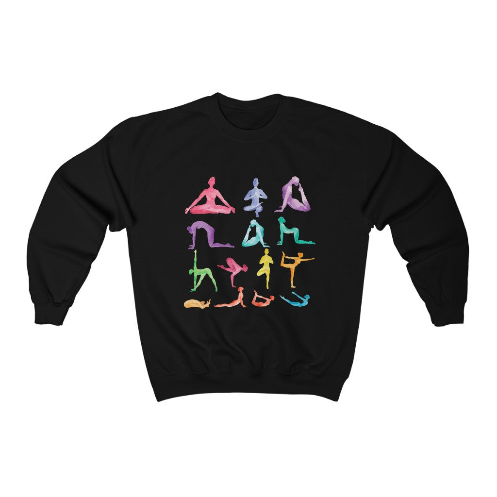 Yoga-Inspired Pullover Sweatshirt