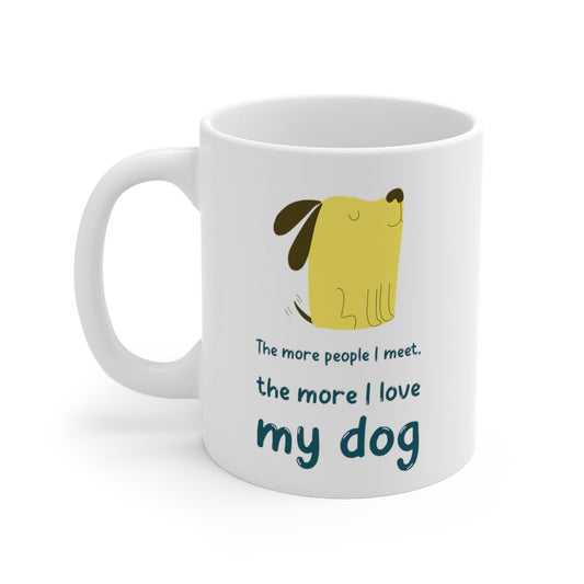 The More Individuals Gather, The More I Adore My Canine Mug