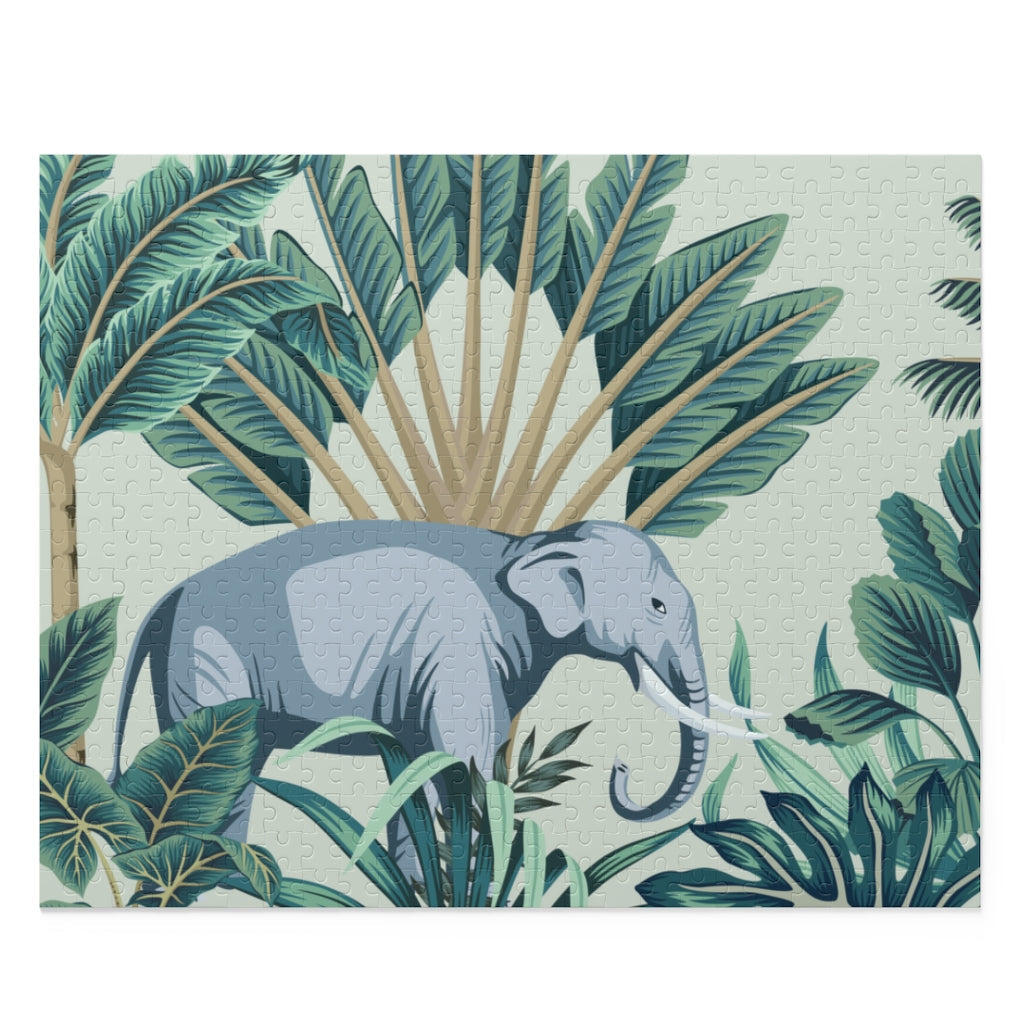500-Piece Puzzle Featuring Majestic Wild Elephants