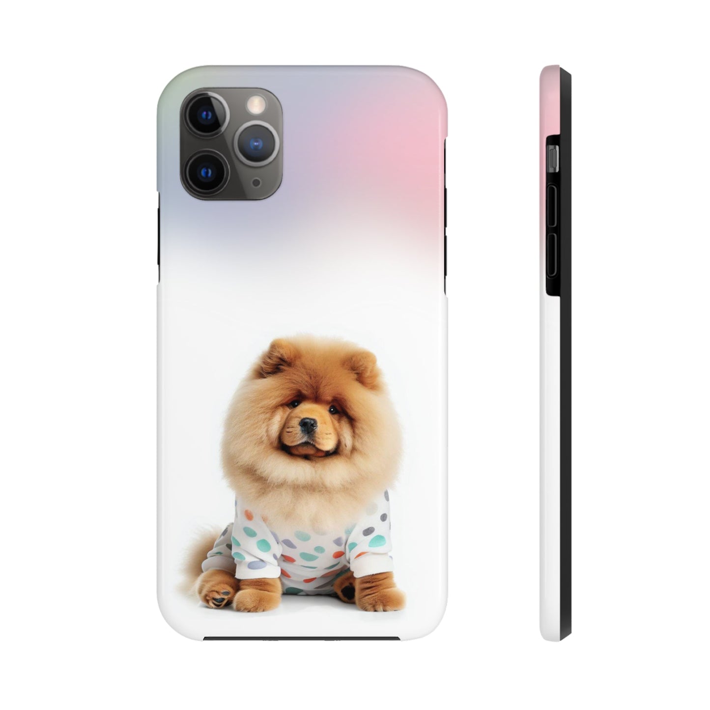 Wireless Charging Fluffy Chow Chow Dog iPhone Case - Retaining the Essence of the Product with a Fresh Twist